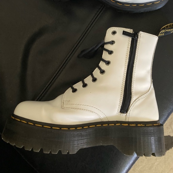 Platform White Doc Martens - Picture 3 of 6